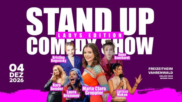Ankündigungsbild zur Show STAND-UP COMEDY MIXSHOW - LADYS EDITION!