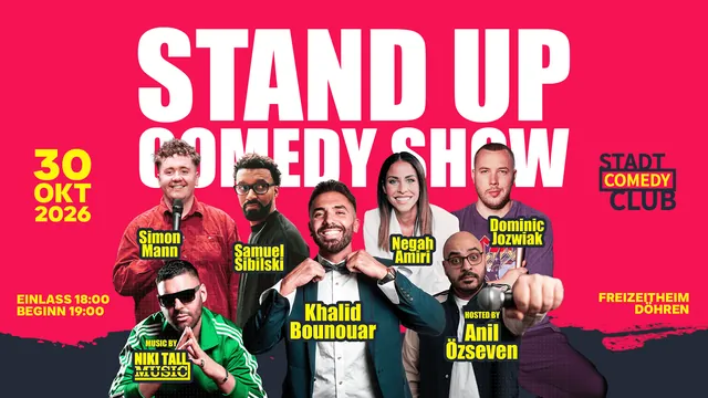 Ankündigungsbild zur Show STAND-UP COMEDY MIXSHOW by StadtComedyClub